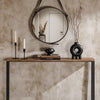 SoBuy FSB19-XL-N Consolă de hol, Mobilier de intrare, Etajeră în spatele canapelei – Structură metalică robustă, Design modern ultra-subțire – Ideal pentru living, dormitor, hol 120x20x80cm