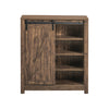 SoBuy Sideboard cu ușă glisantă, suport de încălțăminte cu hambar, mobilier de intrare, garderobă multifuncțională, FSB59-N