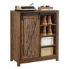 SoBuy FSB59-N Buffet Meuble de Rangement avec Porte de Grange Coulissante, Commode Multifonction pour Entrée Salon Cuisine – 80x35x92 cm