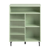 SoBuy Credenza cu ușă glisantă în sticlă, sertare, dulap de bucătărie, cizmă de intrare, verde, 70x33x90cm FSB61-GR