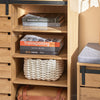 Pre-vânzare SoBuy FSB65-N Bufet Dulap de depozitare cu ușă glisantă tip hambar, Comodă multifuncțională pentru hol living bucătărie – 80x35x90 cm