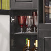 SoBuy Credenza cu roți mobile pentru microunde de bucătărie cu 1 sertar, 3 uși garderobă de bucătărie 89x40x89cm FSB78-SHCH