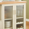 SoBuy Buffet Credenza cu 2 uși în bucătărie mobilă mobilă cu microunde mobilă 120x40x90cm FSB81-MI