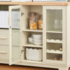 SoBuy Buffet Credenza cu 2 uși în bucătărie mobilă mobilă cu microunde mobilă 120x40x90cm FSB81-MI