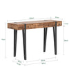 SoBuy FSB88-F Consolă, Masă de capăt de canapea, Masă de intrare, Mobilier de intrare, Masă laterală, Bufet, Masă decorativă, Cadru metalic