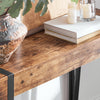 SoBuy Tabelul de intrare a consolei Tabelul de masă pentru spațiu în stil industrial Stil marrone 120x40x75cm FSB88-F
