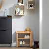 SoBuy Îmbarcare, cizmă de intrare, L50*P29*A45 CM, FSR02-K-N Bamboo