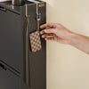 SoBuy FSR100-SCH Pantofar cu 4 Uși Rabatabile, Ultra-Subțire 19cm, Organizator Compact pentru Intrare Hol – 100x19x91 cm, Negru