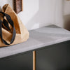 SoBuy FSR117-SCH Banc pentru pantofi cu pernă căptușită și 2 uși, Mobilier de intrare – 90x34x46 cm, Negru