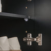SoBuy FSR117-SCH Banc pentru pantofi cu pernă căptușită și 2 uși, Mobilier de intrare – 90x34x46 cm, Negru
