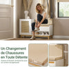 Banc à chaussures SoBuy FSR128-W – avantages du rangement et design élégant
