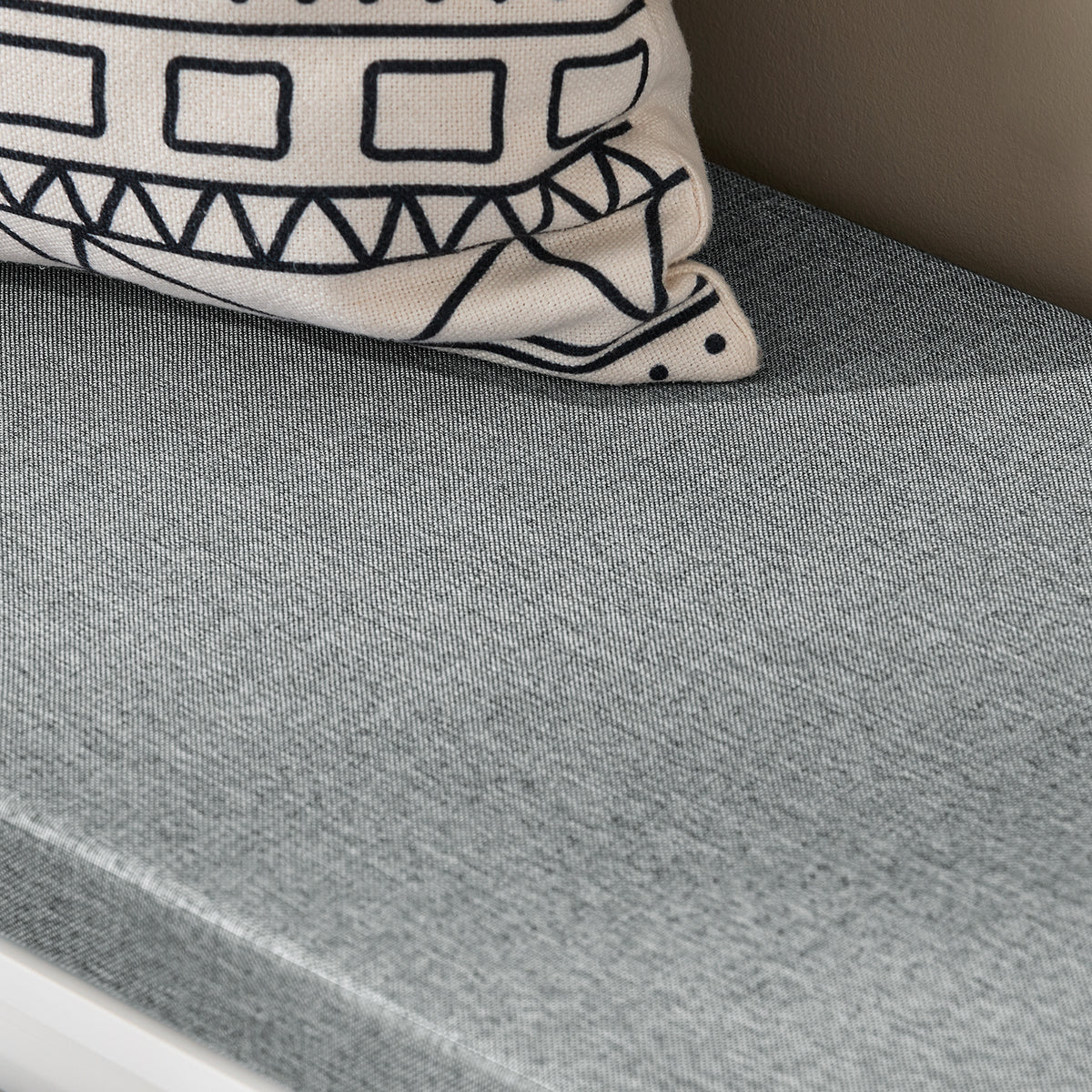 SoBuy FSR133-K-W Banc pentru Pantofi cu Pernă Căptușită, Ușă de Hambar Glisantă și 6 Compartimente, Capacitate 200 kg pentru Hol – 90x35x46 cm, Alb
