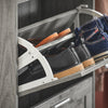 SoBuy FSR137-L-HG Meuble à Chaussures à Abattants 3 Niveaux Grande Capacité – Rangement Discret pour Entrée – Gris Effet Bois