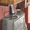 SoBuy FSR137-L-HG Meuble à Chaussures à Abattants 3 Niveaux Grande Capacité – Rangement Discret pour Entrée – Gris Effet Bois