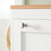 SoBuy Tap pentru încălțăminte, suport pentru încălțăminte cu 3 clapete, economisind suport de câștig cu 2 cârlige, alb alb-natural 59x26x116cm FSR144-Down