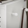 SoBuy FSR145-W Armoire à Chaussures 6 Abattants et 2 Crochets, Grande Capacité pour Entrée Couloir – 115x30x112 cm, Blanc