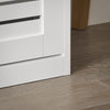 SoBuy FSR145-W Armoire à Chaussures 6 Abattants et 2 Crochets, Grande Capacité pour Entrée Couloir – 115x30x112 cm, Blanc