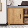 SoBuy Scarp cu 2 sertare, bancă cu compartiment de depozitare, bancă de intrare, culoare naturală 110x35x47cm FSR148-N