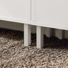SoBuy Eșarfă cu 3 coaste pantofi cu 6 rafturi pantofi albi suport alb de economisire a câștigului L50XP19XA129CM FSR151-H-W