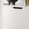 SoBuy Eșarfă cu 3 coaste pantofi cu 6 rafturi pantofi albi suport alb de economisire a câștigului L50XP19XA129CM FSR151-H-W