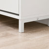 Prévente SoBuy FSR151-L-W Meuble à Chaussures Banc à Chaussures - Rangement Chaussures avec 4 Compartiments - Coussin Confortable - Capacité de Charge 250 kg - Banc d'Entrée en Bois Blanc 105 x 24 x 52 cm