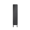 SoBuy FSR151-SCH Armoire à Chaussures 2 Abattants Ultra-Slim 19cm, Rangement Compact pour Entrée Couloir – 50x19x91 cm, Noir