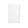 SoBuy FSR151-W Dulap de Pantofi cu 2 Rabatante Ultra-Subțire 19cm, Organizare Compactă pentru Hol – 50x19x91 cm, Alb