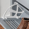 SoBuy FSR152-HG Dulap Pantofar cu 2 Uși Batante, Organizator pentru Hol Intrare – 80x25x108 cm, Gri