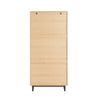 SoBuy Rack de încălțăminte de intrare cu 3 uși și 6 rafturi naturale 60x23.8x127cm FSR155-N
