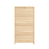 SoBuy FSR159-N Armoire à Chaussures 3 Abattants, Rangement pour Entrée Couloir – 60x24x118 cm, Naturel