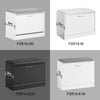 SoBuy FSR16-SCH Banc pantofar cu 1 ușă rabatabilă, cu pernă, dulap de intrare, ladă de depozitare încălțăminte, N