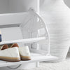 SoBuy FSR16-W Banc pentru încălțăminte cu 1 Clapetă și Pernă Tapițată, Cufăr de Depozitare pentru Intrare – 60x30x48 cm, Alb