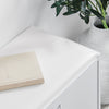 SoBuy FSR16-W Banc pentru încălțăminte cu 1 Clapetă și Pernă Tapițată, Cufăr de Depozitare pentru Intrare – 60x30x48 cm, Alb