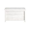SoBuy FSR161-W Banc pentru Pantofi cu Pernă Căptușită și 1 Compartiment cu Clapetă pentru Hol Intrare – 80x30x50 cm, Alb