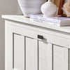 SoBuy Scarpiera cu 3 clapete și 6 rafturi Scarpper cu un compartiment suplimentar Distamary Alb Alb Board 80X30X11CM FSR162-W