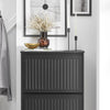 SoBuy Scarpiera cu 3 Limelare și 6 rafturi pantofi cu suport pentru suport pentru compartiment suplimentar economisind negru 61x26x120cm FSR165-H-shch