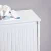 SoBuy FSR165-H-W Meuble à Chaussures à Abattants 3 Niveaux – Rangement Discret pour Entrée – 61x26x120 cm Blanc