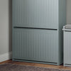 SoBuy FSR165-HG Armoire à Chaussures avec Coussin Rembourré, Coffre 2 Abattants, Capacité 30 kg pour Entrée – Gris