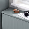 SoBuy FSR165-K-HG Dulap de încălțăminte cu uși rabatabile pe 2 niveluri – Depozitare discretă pentru hol – 61x26x81 cm Gri