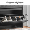 SoBuy FSR165-K-SCH Dulap de Pantofi cu Uși Rabatabile pe 2 Nivele – Organizare Discretă pentru Hol – 61x26x81 cm Negru