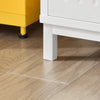 SoBuy FSR172-W Banc pentru Pantofi pentru Copii cu 2 Perne Căptușite, 2 Uși și 1 Sertar, Sarcină 181 kg pentru Hol – 100x35x42 cm, Alb