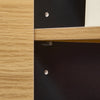 SoBuy FSR175-N Banc de Rangement, Banc à Chaussures, avec 1 Coussin Rembourré, 1 Tiroir et 2 Portes pour Entrée