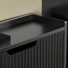 SoBuy FSR177-H-SCH Dulap pantofi cu uși rabatabile, ultra-subțire 19cm – Soluție de depozitare discretă, economisește spațiu – 50x19x130 cm Alb