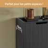 Precomandă SoBuy FSR177-SCH Dulap Pantofi cu 2 Uși Rabatanți Ultra-Slim 19cm, Organizator Compact pentru Intrare Hol – 50x19x90 cm, Negru