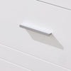 SoBuy FSR178-W Banc pentru Pantofi cu 2 Uși și Rafturi Reglabile pe 3 Nivele, Mânere Metalice, Capacitate de Încărcare de 227 kg pentru Hol – 100x35x45 cm, Alb