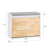 SoBuy FSR179-K-WN Banc pentru pantofi, Organizator de pantofi, Dulap pentru pantofi, Mobilier pentru hol