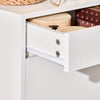 SoBuy FSR180-W Dulap de pantofi cu 2 compartimente rabatabile și 1 sertar, Mobilier de intrare pentru hol – 60x30x90 cm, Alb