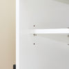 SoBuy FSR187-W Banc de Rangement avec Coussin Rembourré, Meuble Bas Entrée, Commode à Chaussure, Banquette avec 2 Porte Coulissantes et 2 Tiroirs, Pied en Métal, Blanc, L110xP35xH51 cm