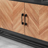 SoBuy FSR194-N Cuier cu Bancă, Bară și 5 Cârlige, Mobilier Multifuncțional pentru Hol/Antreu – 100x40x180 cm