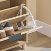 SoBuy SCANCE BROKE Intrance Brow Shop Slim cu bancă Cusche-Container cu inversare pentru încălțăminte potrivită pentru intrare, lemn ușor de coridor și gri, 60x24x50cm, FSR199-N